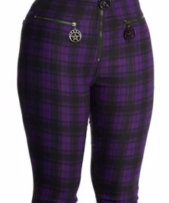 Banned Damien Trousers -GOTHIC SKIRTS Shop 1625830141TP10365BLK 20TR31099PUR 0192 300x