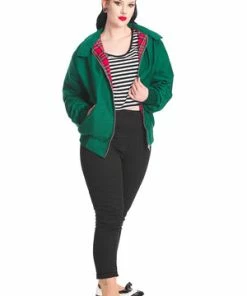 Banned Unisex Harrington Jacket -GOTHIC SKIRTS Shop 1641210013JBN615. 20GRN 300x