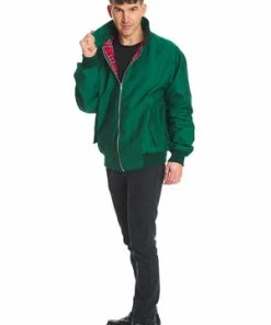 Banned Unisex Harrington Jacket -GOTHIC SKIRTS Shop 1641210013JBN615BRGRN4156 300x