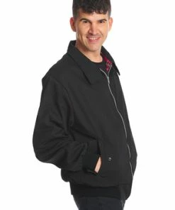 Banned Unisex Harrington Jacket -GOTHIC SKIRTS Shop 1641210132JBN615BRLK 204146 300x