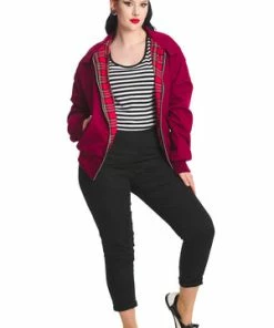 Banned Unisex Harrington Jacket -GOTHIC SKIRTS Shop 1641210248JBN615BRG4336 300x