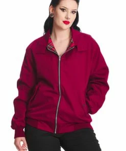 Banned Unisex Harrington Jacket -GOTHIC SKIRTS Shop 1641210248JBN615BRG4339 300x