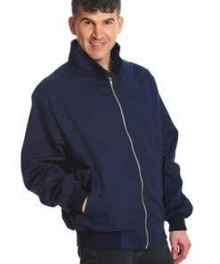 Banned Unisex Harrington Jacket -GOTHIC SKIRTS Shop 1641210294JBN615NAVY4150 300x