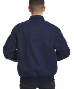 Banned Unisex Harrington Jacket -GOTHIC SKIRTS Shop 1641210294JBN615NAVY4155 300x