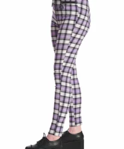 Banned Rumor Has It Trousers -GOTHIC SKIRTS Shop 1642506279TR31140 20LILAC 20CHECK 20TP10340 20BLK2999 300x