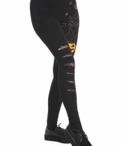 Banned Spell On Me Leggings -GOTHIC SKIRTS Shop 1642518143LG67040 20BLK3404 300x