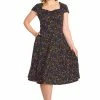 Banned All Hallows Cat Fit & Flare Dress -GOTHIC SKIRTS Shop 1642524906DR167611493 300x
