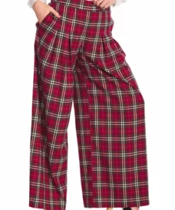 Banned Winter Check Swing Trouser 7 Banned Winter Check Swing Trouser -GOTHIC SKIRTS Shop 1642529795TR31135RED0106 300x