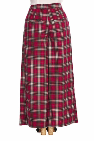 Banned Winter Check Swing Trouser 4 Banned Winter Check Swing Trouser - Image 2