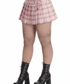 Banned Darkdoll Mini Skirt -GOTHIC SKIRTS Shop 1658745035SBN216 20PINK 20WHT 2 300x