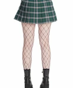 Banned Chicks With Kiks Skirt -GOTHIC SKIRTS Shop 1658745462SK25404GREEN 4 300x
