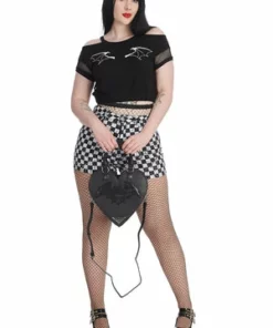 Banned Checkers Shorts -GOTHIC SKIRTS Shop 1659022186ST81069 20BLK 2 300x