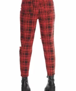 Banned Creep Trousers -GOTHIC SKIRTS Shop 1659026301TR31149RED 4 300x