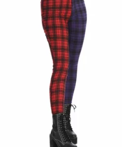 Banned Tartan Baily Trousers -GOTHIC SKIRTS Shop 1659026637TR31156 20RED 20PURPLE 20CHECK 4 300x