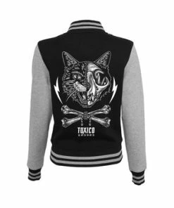 Toxico Cat Skull College Jacket -GOTHIC SKIRTS Shop Cat Skull College Jacket Toxico 35b5daa7 445c 4a50 a2eb dac276733b92 300x