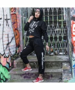 Toxico Deth Squad AK Sweatpants -GOTHIC SKIRTS Shop Deth Squad AK Sweatpants Toxico 3 300x