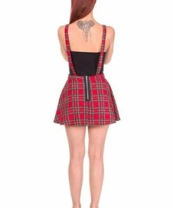 Banned Highlife Pinafore -GOTHIC SKIRTS Shop Highlife Pinafore Banned 2 300x