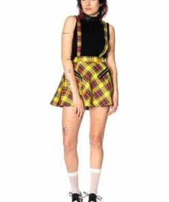 Banned Highlife Pinafore -GOTHIC SKIRTS Shop Highlife Pinafore Banned 5 300x