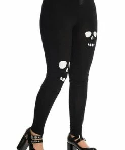 Banned Dead Souls Leggings -GOTHIC SKIRTS Shop LG67028BLK 1329 300x