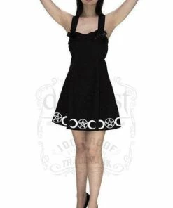 Dr Faust Moonchild Little Black Mini Dress - Lilith