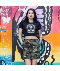 Toxico Nun Cropped Tee -GOTHIC SKIRTS Shop Nun Cropped Tee Toxico 3 300x