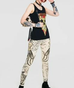 Jawbreaker Octolady Print Leggings