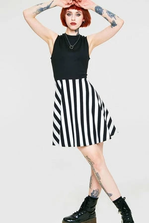 Jawbreaker Recently Deceased Striped Dress 3 Jawbreaker Recently Deceased Striped Dress