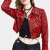 Jawbreaker Red Leopard Print Jacket -GOTHIC SKIRTS Shop Red Leopard Print Jacket Jawbreaker 300x
