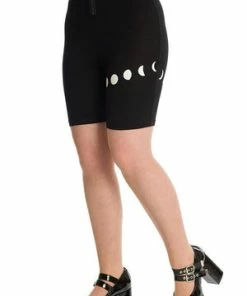 Banned Moonphase Shorts -GOTHIC SKIRTS Shop TP10411BLK 20ST81050BLK 1150 300x
