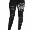 Banned Skeleton Butterfly Leggings