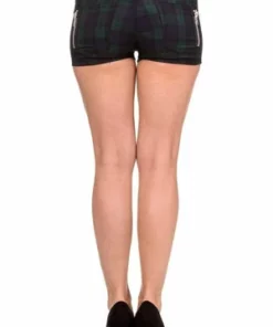 Banned Tartan Shorts -GOTHIC SKIRTS Shop Tartan Shorts Banned 3 300x