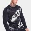 Jawbreaker Unisex Dino Bones Long Sleeve Sweatshirt -GOTHIC SKIRTS Shop Unisex Dino Bones Long Sleeve Sweatshirt Jawbreaker 300x