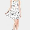 Jawbreaker Vertex Skulls Dress -GOTHIC SKIRTS Shop Vertex Skulls Dress Jawbreaker 300x