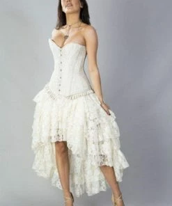 Burleska Amelia Long Burlesque Skirt In Lace 8 Burleska Amelia Long Burlesque Skirt In Lace -GOTHIC SKIRTS Shop amelia long burlesque skirt in lace burleska 3 300x