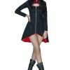 Dr Faust Avant-garde Military High Low Black Mini Dress - Liberty -GOTHIC SKIRTS Shop avant garde military high low black mini dress liberty dr faust 300x