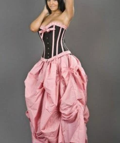 Burleska Ballgown Victorian Maxi Skirt In Taffeta -GOTHIC SKIRTS Shop ballgown victorian maxi skirt in taffeta burleska 7 300x