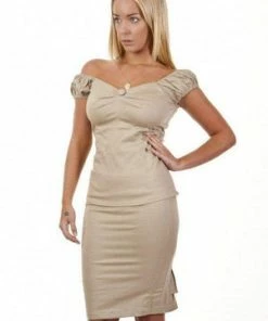 Burleska Betty V-Neck Women's Top In Cotton -GOTHIC SKIRTS Shop betty v neck womens top in cotton burleska 4 300x