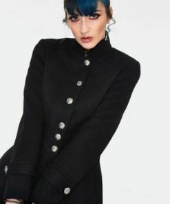 Jawbreaker Black Military Coat -GOTHIC SKIRTS Shop black military coat cta 1253 04.1465 300x