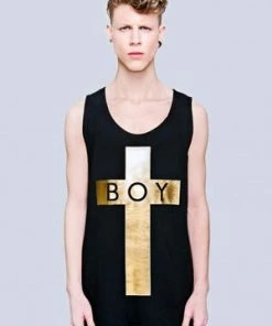Long Clothing Boy Cross Vest - Unisex -GOTHIC SKIRTS Shop boy cross vest unisex long clothing 6 300x
