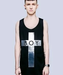 Long Clothing Boy Cross Vest - Unisex -GOTHIC SKIRTS Shop boy cross vest unisex long clothing 7 300x