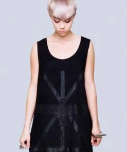 Long Clothing Boy Union Vest - Unisex -GOTHIC SKIRTS Shop boy union vest unisex long clothing 4 300x