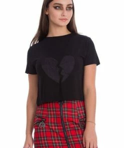 Banned Broken Heart Jersey Top