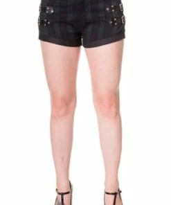 Banned Buckle Shorts -GOTHIC SKIRTS Shop buckle shorts banned 3 300x