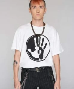 Long Clothing By Any Means White T-Shirt - Unisex -GOTHIC SKIRTS Shop by any means white t shirt unisex long clothing 3 300x