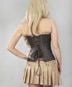 Burleska C-Lock Overbust Steampunk Corset In Matte Vinyl -GOTHIC SKIRTS Shop c lock overbust steampunk corset in matte vinyl burleska 6 300x