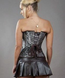 Burleska C-Lock Steampunk Overbust Corset In King Brocade -GOTHIC SKIRTS Shop c lock steampunk overbust corset in king brocade burleska 4 300x