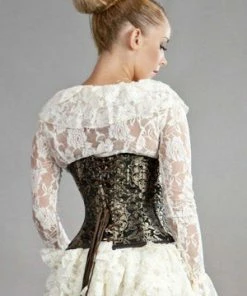 Burleska C-Lock Underbust Steampunk Corset In King Brocade -GOTHIC SKIRTS Shop c lock underbust steampunk corset in king brocade burleska 2 300x