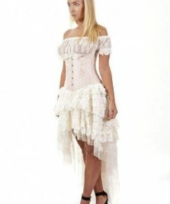 Burleska Candy Underbust Burlesque Corset In King Brocade -GOTHIC SKIRTS Shop candy underbust burlesque corset in king brocade burleska 5 300x