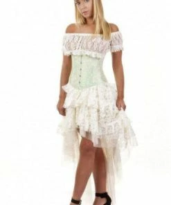 Burleska Candy Underbust Burlesque Corset In King Brocade