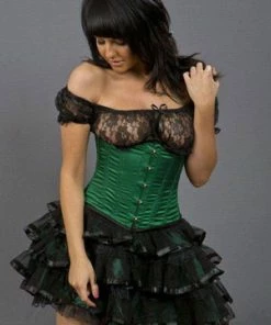 Burleska Candy Underbust Steel Boned Waist Training Corset In Satin -GOTHIC SKIRTS Shop candy underbust steel boned waist training corset in satin burleska 11 300x